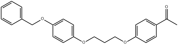 1-(4-(3-(4-(Benzyloxy)phenoxy)propoxy)phenyl)ethanone