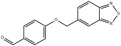 4-(苯并[C][1,2,5]噻二唑-5-基甲氧基)苯甲醛, 937602-23-8, 结构式