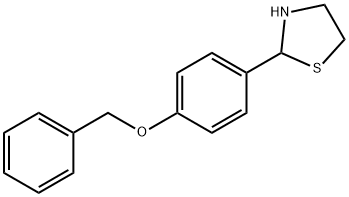 2-(4-(Benzyloxy)phenyl)thiazolidine, 937602-44-3, 结构式