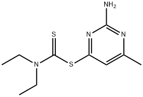 2-amino-6-methyl-4-pyrimidinyl N,N-diethylcarbamodithioate|2-氨基-6-甲基嘧啶-4-二乙基氨基甲酸酯