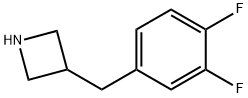 3-(3,4-二氟苄基)氮杂环丁烷,937609-49-9,结构式