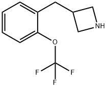 3-[[(2-TrifluoroMethoxy)phenyl]Methyl]azetidine,937612-31-2,结构式