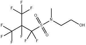 1,1,2,3,3,3-hexafluoro-N-(2-hydroxyethyl)-N-methyl-2-(trifluoromethyl)propane-1-sulphonamide,93762-11-9,结构式