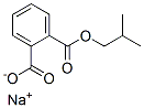 sodium isobutyl phthalate Structure