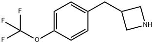 3-[[(4-TrifluoroMethoxy)phenyl]Methyl]azetidine Struktur