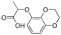 Propanoic  acid,  2-[(2,3-dihydro-1,4-benzodioxin-5-yl)oxy]- Structure