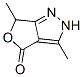 4H-Furo[3,4-c]pyrazol-4-one,  2,6-dihydro-3,6-dimethyl- Structure