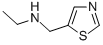 N-(噻唑-5-基甲基)乙胺 结构式