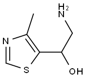 5-Thiazolemethanol,  -alpha--(aminomethyl)-4-methyl- 结构式