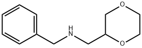 1,4-Dioxane-2-methanamine,  N-(phenylmethyl)- 化学構造式
