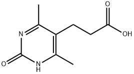 3-(2-HYDROXY-4,6-DIMETHYLPYRIMIDIN-5-YL)PROPANOIC ACID Structure