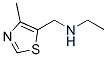 5-Thiazolemethanamine,  N-ethyl-4-methyl- Structure