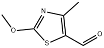 5-Thiazolecarboxaldehyde,  2-methoxy-4-methyl- Structure