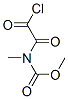 Carbamic  acid,  (chlorooxoacetyl)methyl-,  methyl  ester  (9CI) Structure