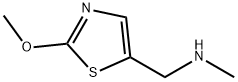 5-Thiazolemethanamine,  2-methoxy-N-methyl- Struktur