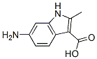1H-Indole-3-carboxylic  acid,  6-amino-2-methyl- Struktur