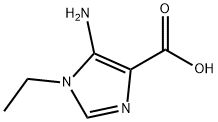 1H-Imidazole-4-carboxylic  acid,  5-amino-1-ethyl- Struktur