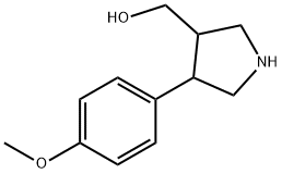 (3S,4R)-4-(3-甲氧基苯基)吡咯烷-3-羧酸,937692-64-3,结构式