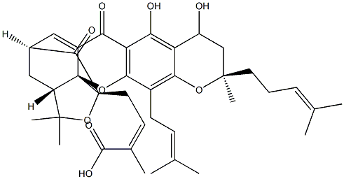 neo-gambogic acid Struktur