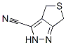 4H-Thieno[3,4-c]pyrazole-3-carbonitrile,  2,6-dihydro- Struktur