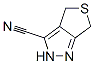 4H-Thieno[3,4-c]pyrazole-3-carbonitrile,  2,6-dihydro- 化学構造式