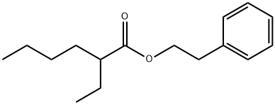 2-phenylethyl 2-ethylhexanoate  Struktur