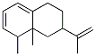 1,5,6,7,8,8a-hexahydro-1,8a-dimethyl-7-(1-methylvinyl)naphthalene Structure