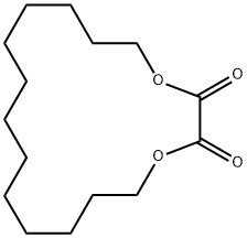 1,4-dioxacycloheptadecane-2,3-dione Struktur