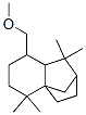 octahydro-8-(methoxymethyl)-1,1,5,5-tetramethyl-2H-2,4a-methanonaphthalene,93777-35-6,结构式