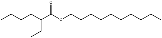 decyl 2-ethylhexanoate Structure