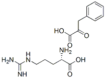 L-arginine mono(alpha-oxobenzenepropionate) Structure