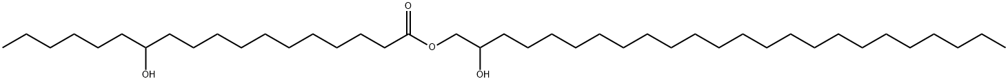 2-hydroxytetracosyl 12-hydroxyoctadecanoate,93778-45-1,结构式