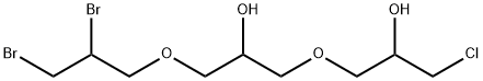 1-chloro-3-[3-(2,3-dibromopropoxy)-2-hydroxypropoxy]propan-2-ol Structure