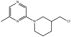 2-[3-(CHLOROMETHYL)PIPERIDINO]-6-METHYLPYRAZINE 结构式