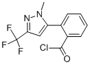 2-[1-METHYL-3-(TRIFLUOROMETHYL)-1H-PYRAZOL-5-YL]BENZOYL CHLORIDE 结构式
