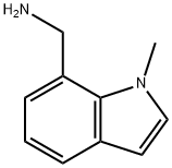 7-(Aminomethyl)-1-methyl-1H-indole 97% Structure
