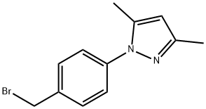 1-[4-(Bromomethyl)phenyl]-3,5-dimethyl-1H-pyrazole Structure