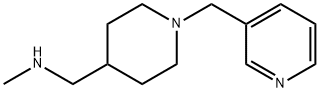 N-METHYL-[1-(PYRID-3-YLMETHYL)PIPERID-4-YL]METHYLAMINE 化学構造式