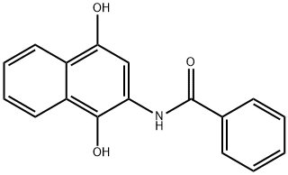 N-(1,4-dihydroxy-2-naphthyl)benzamide Structure