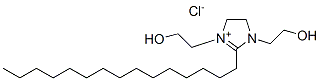 4,5-dihydro-1,3-bis(2-hydroxyethyl)-2-pentadecyl-1H-imidazolium chloride,93783-20-1,结构式