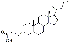 cholylsarcosine 结构式