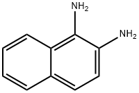 1,2-ジアミノナフタレン 化学構造式