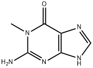 2-氨基-6-羟基-1-甲基嘌呤, 938-85-2, 结构式