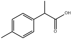 2-(4-Methylphenyl)propanoic acid Struktur