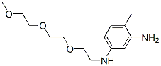 2-amino-4-[2-[2-(2-methoxyethoxy)ethoxy]ethyl]aminotoluene,93803-68-0,结构式