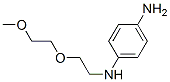 N-[2-(2-メトキシエトキシ)エチル]-1,4-ベンゼンジアミン 化学構造式