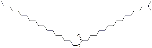 octadecyl isooctadecanoate Structure