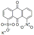 potassium  9,10-dihydro-9,10-dioxo-8-nitroanthracene-1-sulphonate Structure