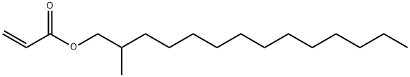 2-methyltetradecyl acrylate,93804-51-4,结构式
