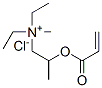 N,N-ジエチル-N-メチル-2-[(1-オキソ-2-プロペニル)オキシ]-1-プロパンアミニウム・クロリド 化学構造式